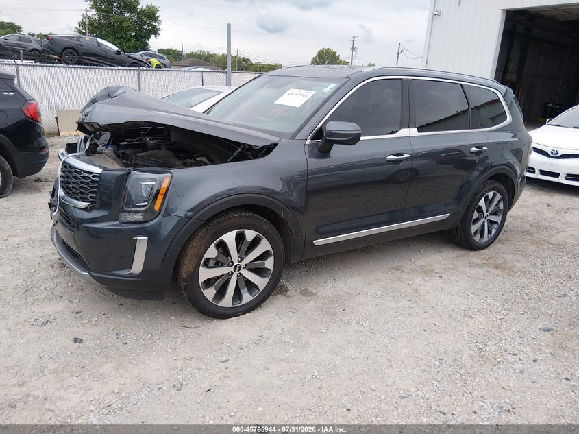 Vin: 5xyp6dhc9mg157352, lot: 46264693, kia telluride s 20212