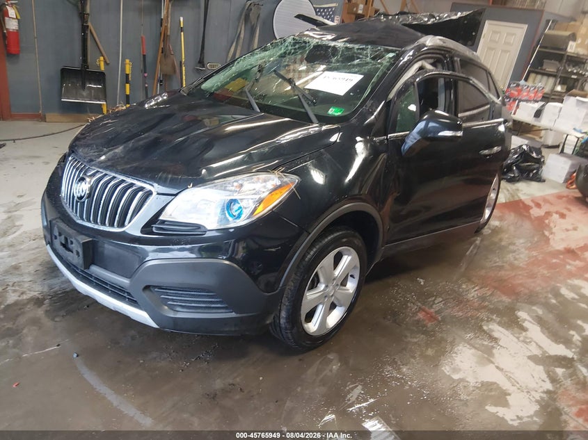 Vin: kl4cjasb9fb259284, lot: 46264698, buick encore 20152