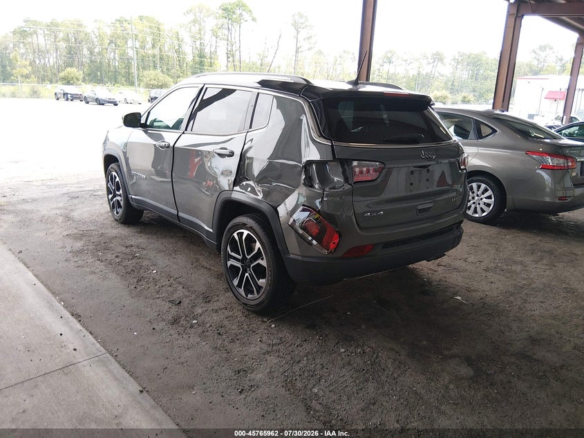 Vin: 3c4njdcb0nt157822, lot: 46264711, jeep compass limited 4x4 20223