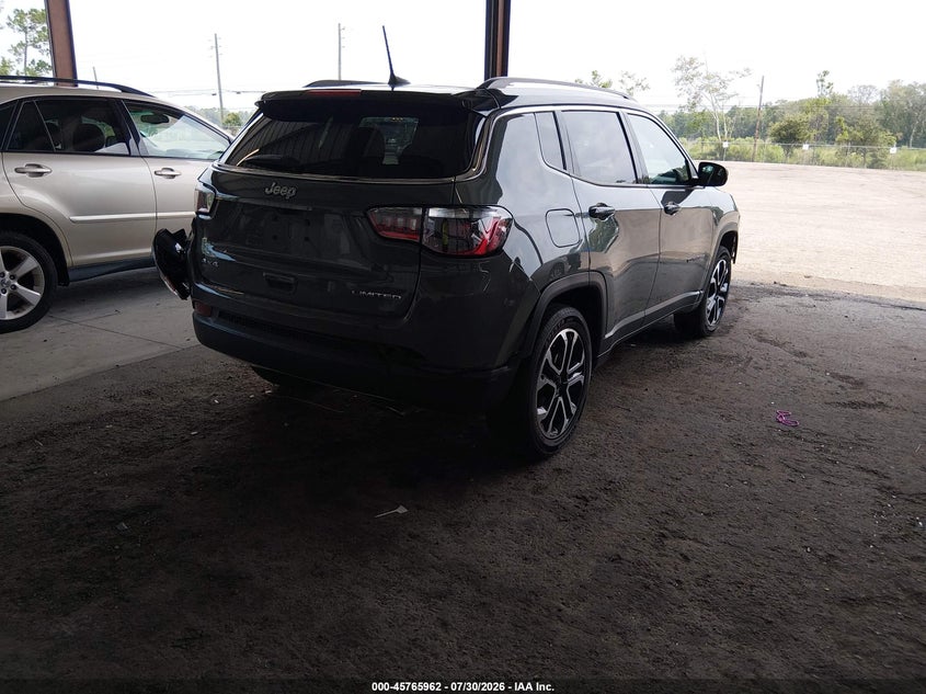 Vin: 3c4njdcb0nt157822, lot: 46264711, jeep compass limited 4x4 20224