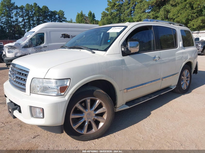 Vin: 5n3za0nf8an903084, lot: 46264712, infiniti qx56 20102