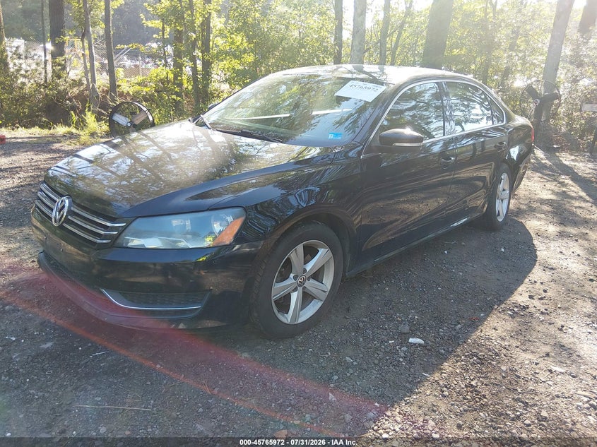 2012 Volkswagen Passat, Лівий зад, IAAI, VIN 1VWBH7A38CC075628 — фото 2