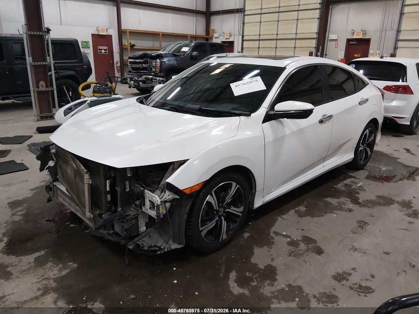 Vin: 19xfc1f98ge216807, lot: 46264724, honda civic touring 20162