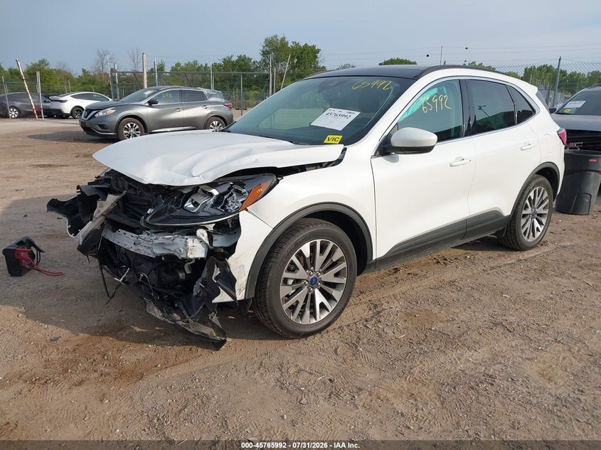 Vin: 1fmcu9j98nub41932, lot: 46264741, ford escape titanium 20222