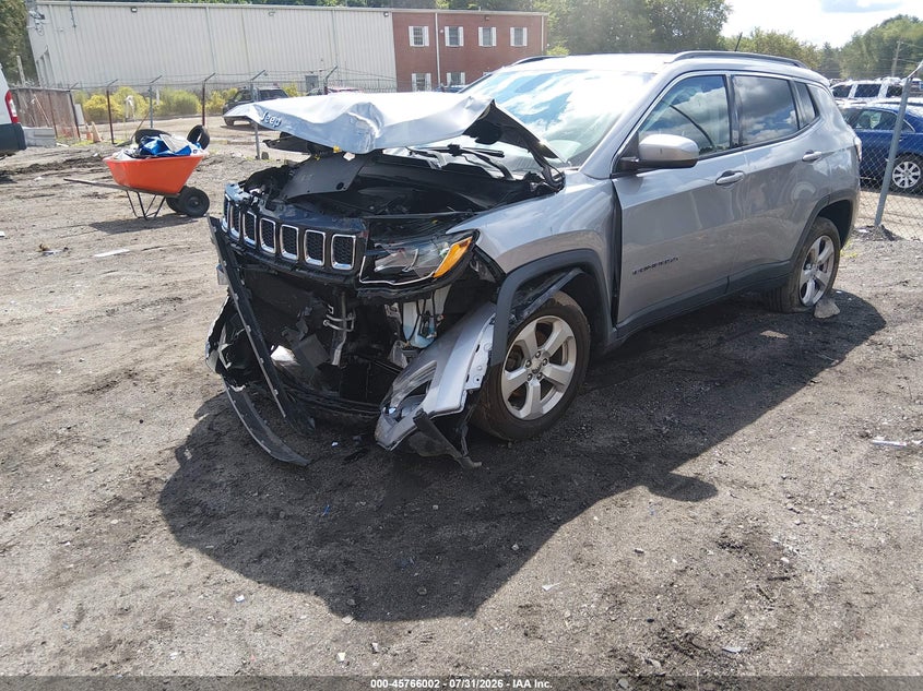 Vin: 3c4njdbb3jt397734, lot: 46264751, jeep compass latitude 4x4 20182