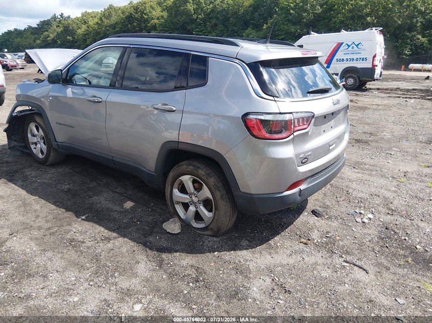 Vin: 3c4njdbb3jt397734, lot: 46264751, jeep compass latitude 4x4 20183