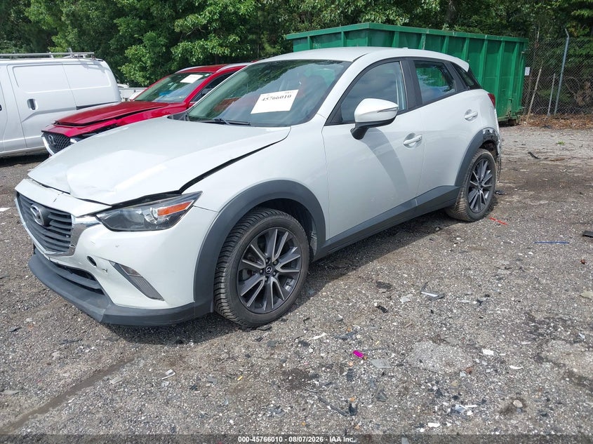 Vin: jm1dkdc76j0321702, lot: 46264759, mazda cx-3 touring 20182