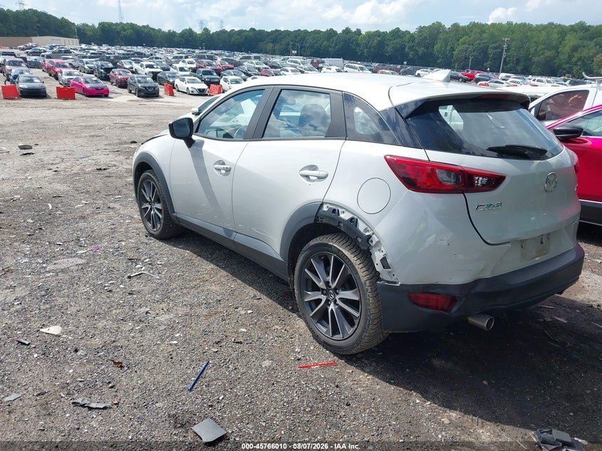 Vin: jm1dkdc76j0321702, lot: 46264759, mazda cx-3 touring 20183