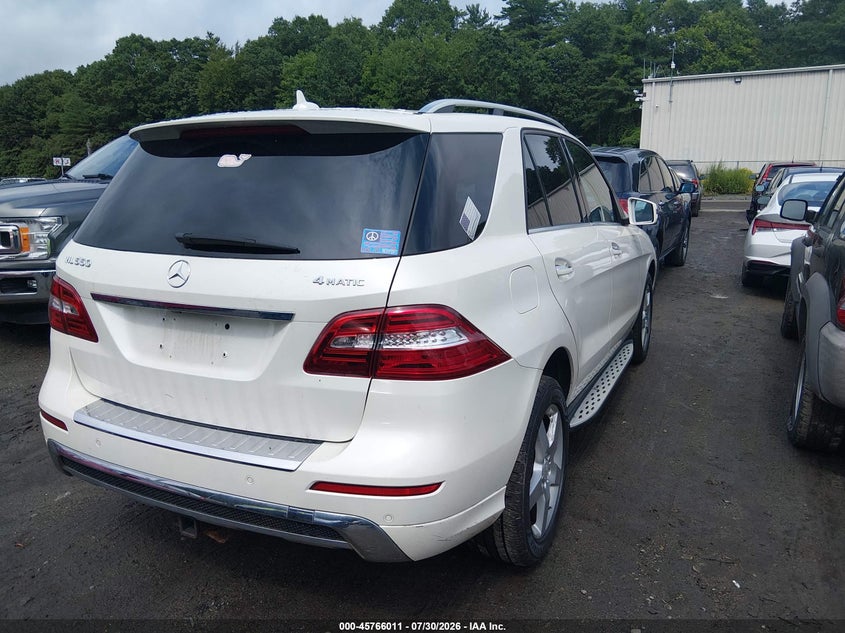 Vin: 4jgda7db0da181549, lot: 46264760, mercedes-benz ml 550 4matic 20134