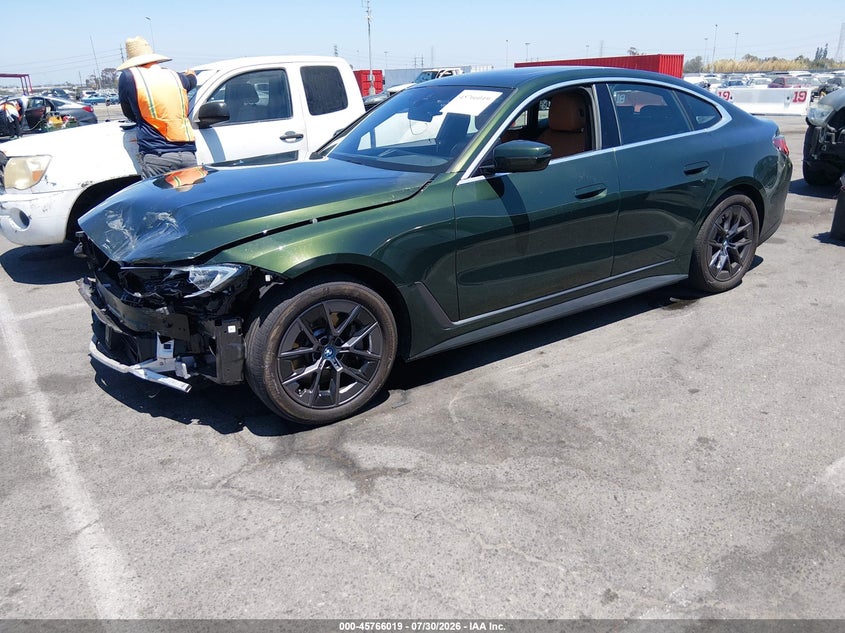 Vin: wby43aw03rft18970, lot: 46264768, bmw i4 gran coupe edrive35 20242