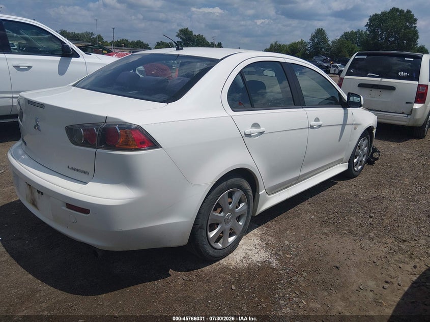 Vin: ja32u2fu4du014483, lot: 46264780, mitsubishi lancer es 20134