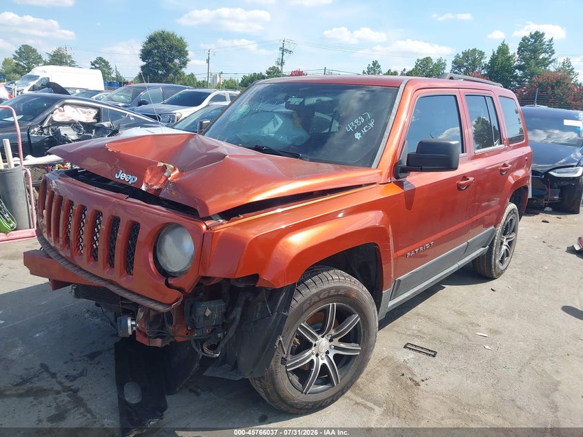 Vin: 1c4njpbb2cd601787, lot: 46264786, jeep patriot sport 20122