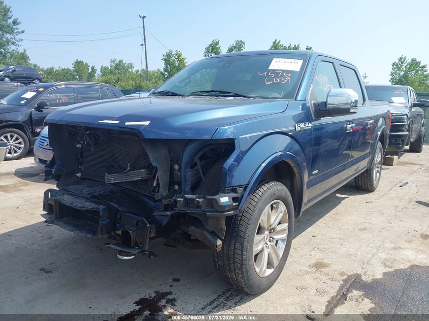 Vin: 1ftew1eg8gfc67474, lot: 46264788, ford f-150 platinum 20162