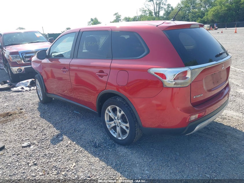 Vin: ja4ad3a36fz002904, lot: 46264794, mitsubishi outlander se 20153