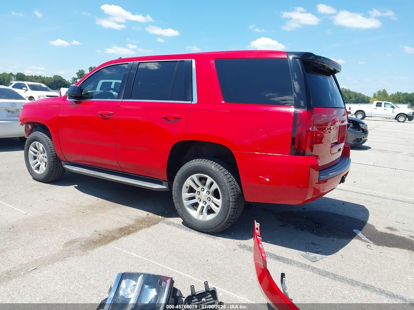 Vin: 1gnskfec6gr355275, lot: 46264824, chevrolet tahoe commercial 20163