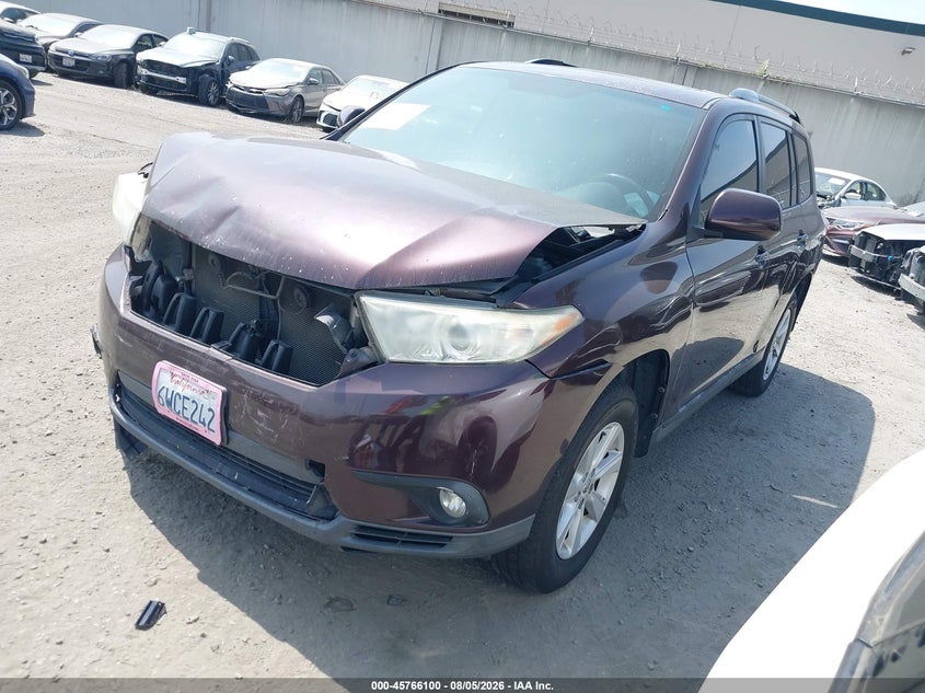 Vin: 5tdzk3ehxcs070169, lot: 46264849, toyota highlander se v6 20122