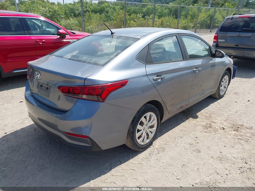 Vin: 3kpc24a36je032595, lot: 46264851, hyundai accent se 20184