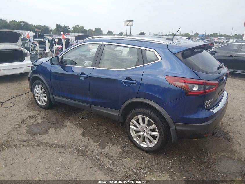 Vin: jn1bj1bv3nw341694, lot: 46264869, nissan rogue sport sv fwd xtronic cvt 20223