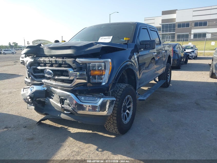 Vin: 1ftfw1e58mke38603, lot: 46264893, ford f-150 xlt 20212