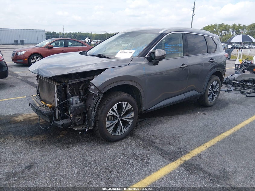 Vin: 5n1at3ba0mc778107, lot: 46264898, nissan rogue sv fwd 20212