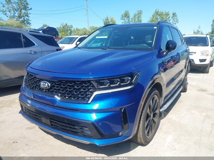 Vin: 5xyrk4lf9mg037010, lot: 46264899, kia sorento sx prestige 20212