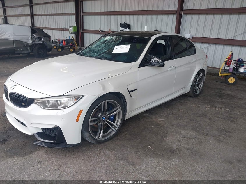 Vin: wbs8m9c53g5d31540, lot: 46264901, bmw m3 20162