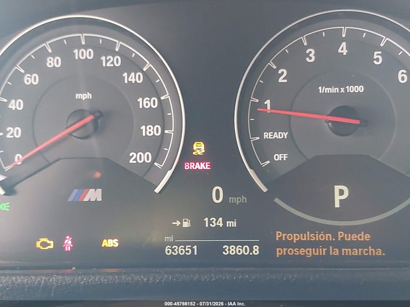 2016 BMW M3 auction photo 7