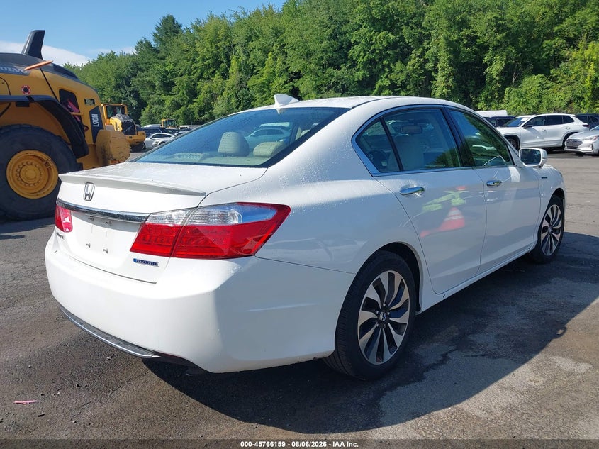 Vin: 1hgcr6f50fa009570, lot: 46264908, honda accord hybrid ex-l 20154