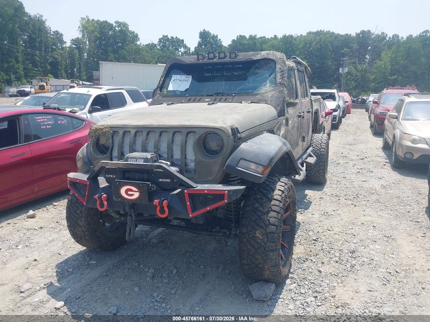 Vin: 1c6hjtag0ll211982, lot: 46264910, jeep gladiator sport 4x4 20202