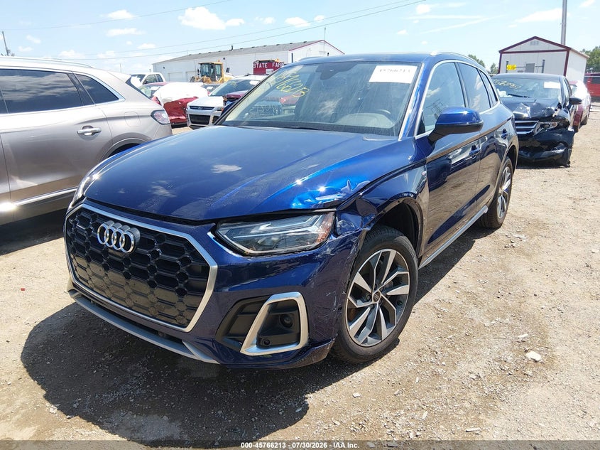 Vin: wa1eaafyxp2130589, lot: 46264962, audi q5 premium plus 45 tfsi s line quattro 20232