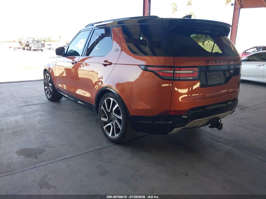 Vin: salrt2rv6ja075668, lot: 46264964, land rover discovery hse luxury 20183