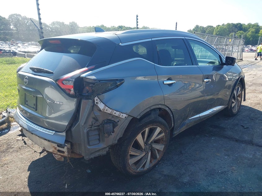Vin: 5n1az2cs6pc101793, lot: 46264976, nissan murano sl intelligent awd 20234