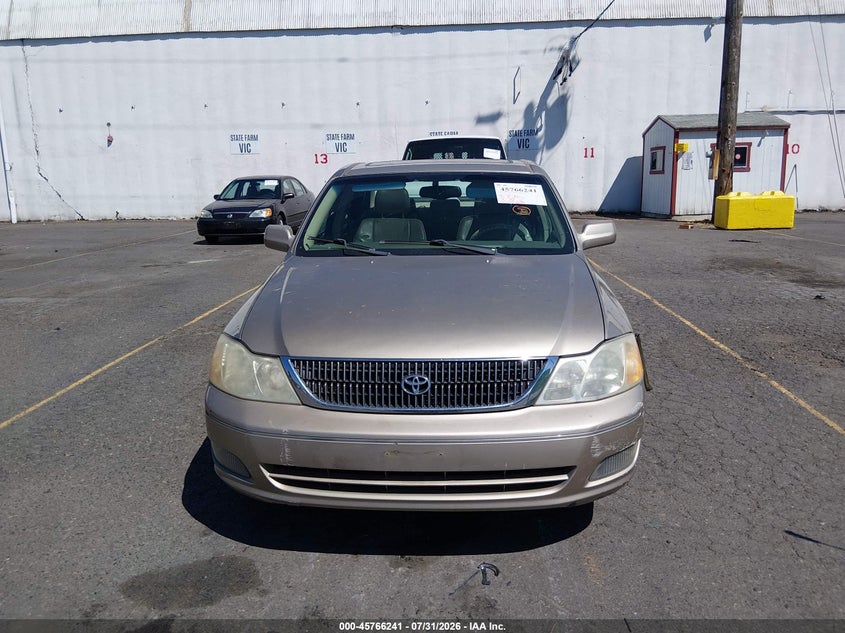 TOYOTA AVALON 2000 VIN 4T1BF28B0YU009371