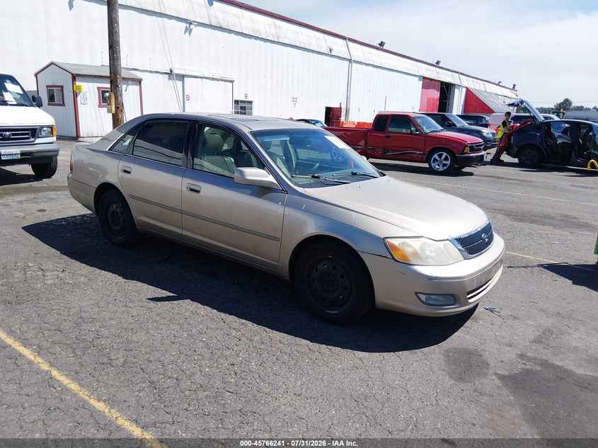 TOYOTA AVALON 2000 VIN 4T1BF28B0YU009371