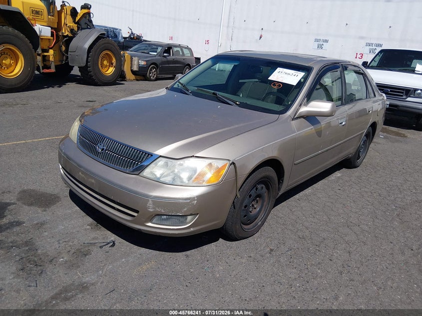 TOYOTA AVALON 2000 VIN 4T1BF28B0YU009371