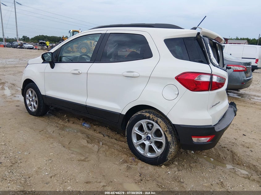 Vin: maj3s2ge6mc424345, lot: 46265028, ford ecosport se 20213