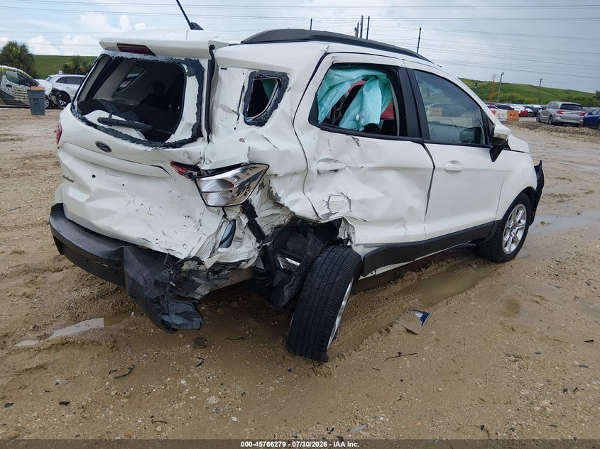 Vin: maj3s2ge6mc424345, lot: 46265028, ford ecosport se 20214