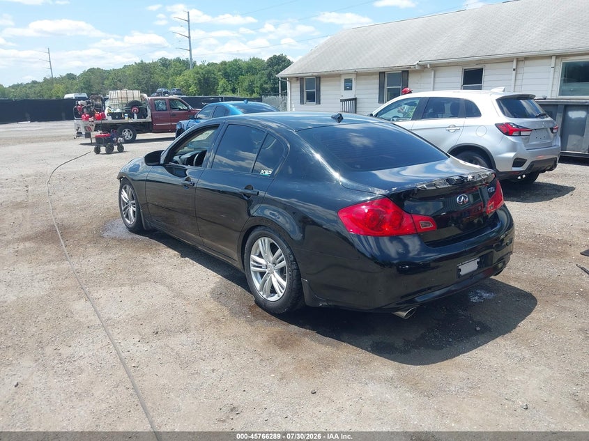 Vin: jn1dv6ar7cm730555, lot: 46265038, infiniti g25x 20123