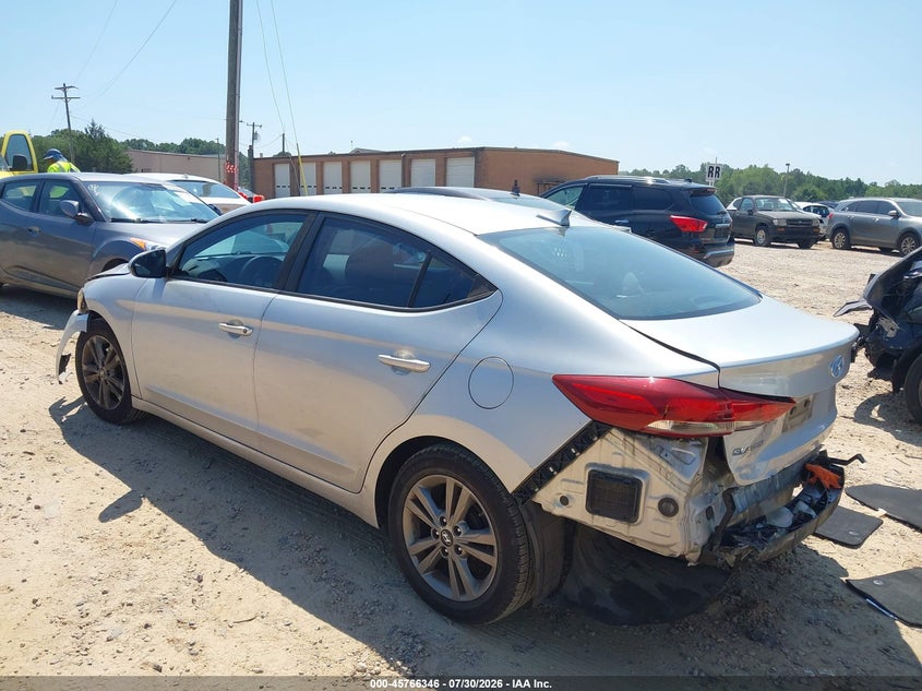 Vin: 5npd84lf5hh128766, lot: 46265095, hyundai elantra se 20173