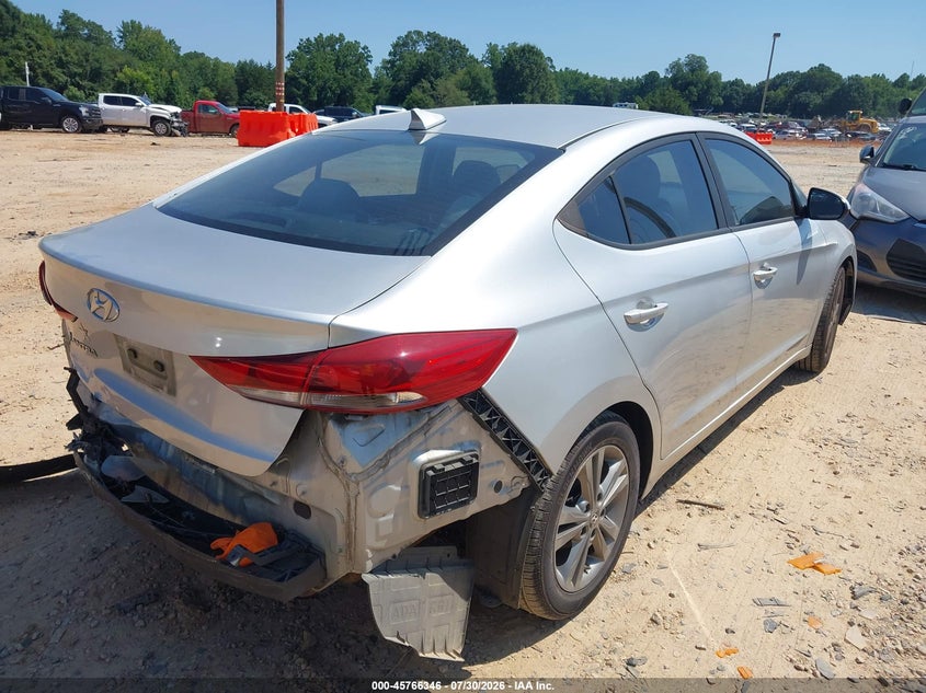Vin: 5npd84lf5hh128766, lot: 46265095, hyundai elantra se 20174
