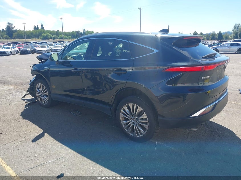 Vin: jteaaaahxmj083315, lot: 46265101, toyota venza xle 20213