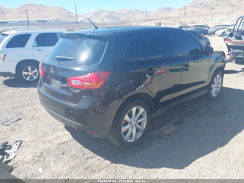 Vin: 4a4ap3au7ee013740, lot: 46265134, mitsubishi outlander sport es 20144