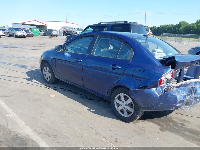 Vin: kmhcn4ac9au419713, lot: 46265136, hyundai accent gls 20103
