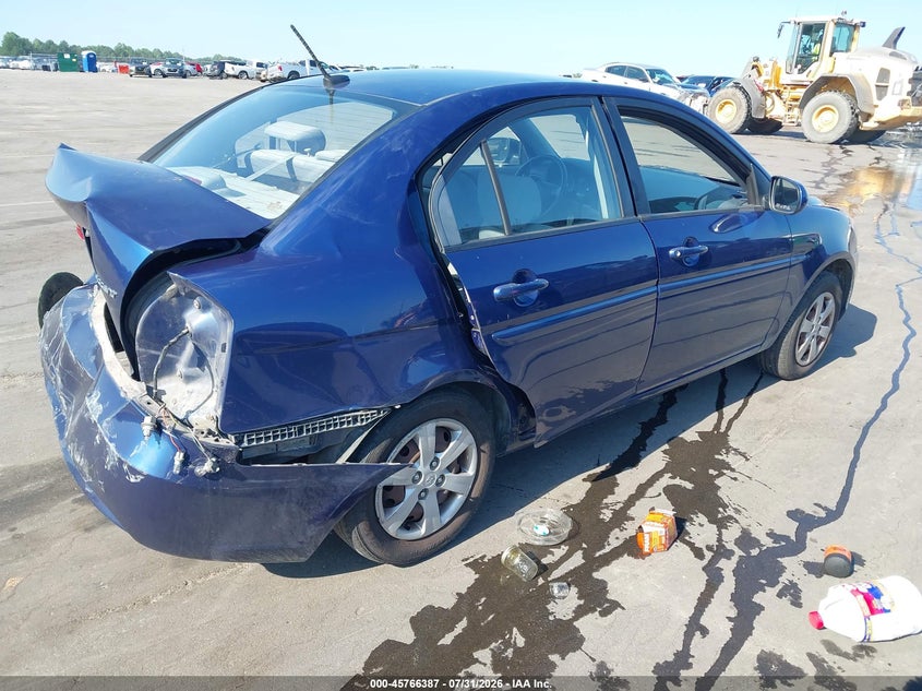 Vin: kmhcn4ac9au419713, lot: 46265136, hyundai accent gls 20104