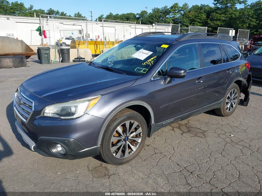 Vin: 4s4bsalc8f3283751, lot: 46265149, subaru outback 2.5i limited 20152