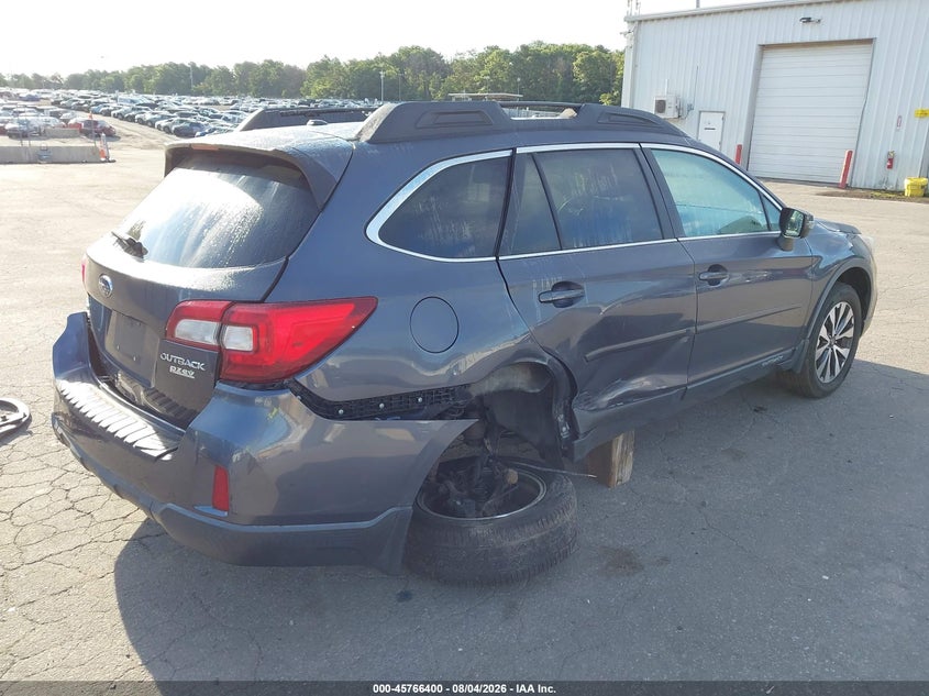 Vin: 4s4bsalc8f3283751, lot: 46265149, subaru outback 2.5i limited 20154