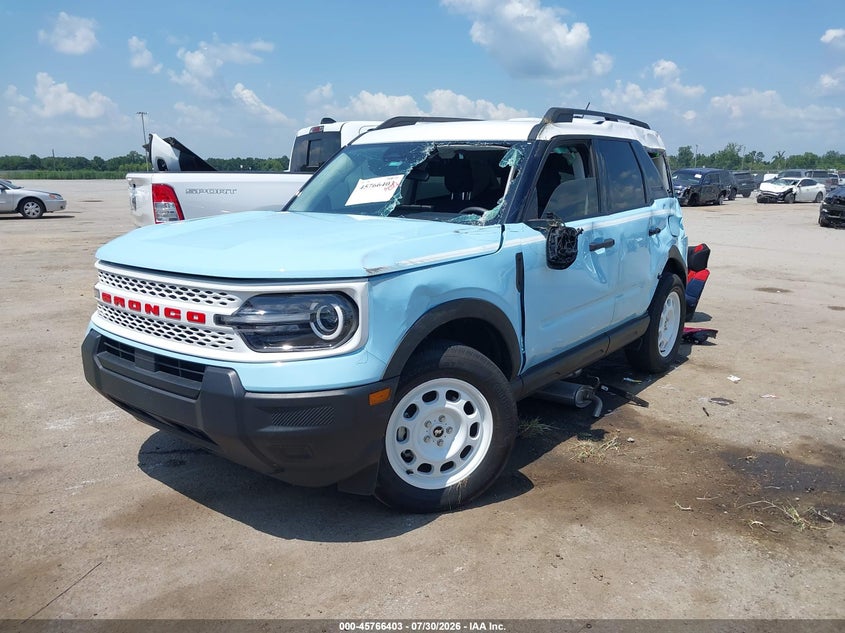 Vin: 3fmcr9gn4sre43890, lot: 46265152, ford bronco sport heritage 20252