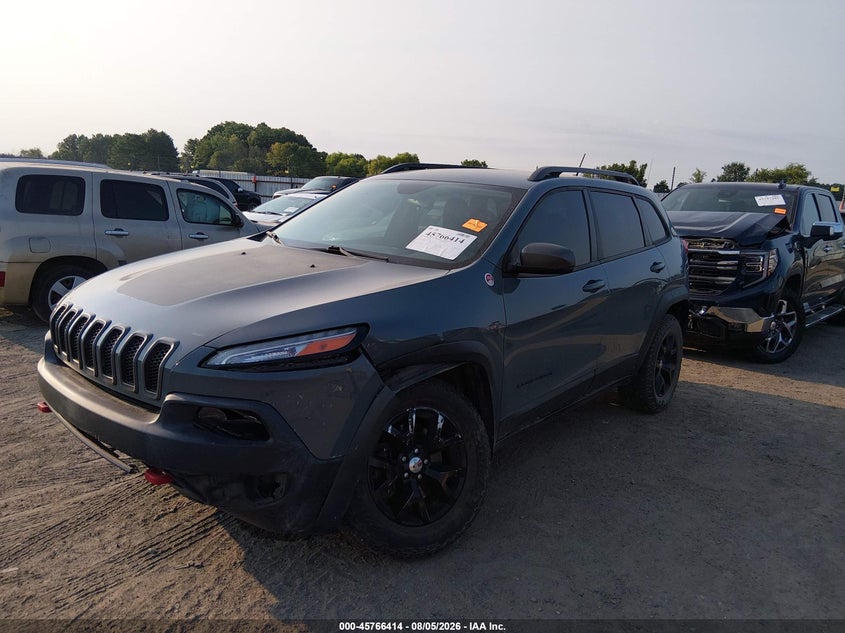 Vin: 1c4pjmbs4fw674658, lot: 46265163, jeep cherokee trailhawk 20152