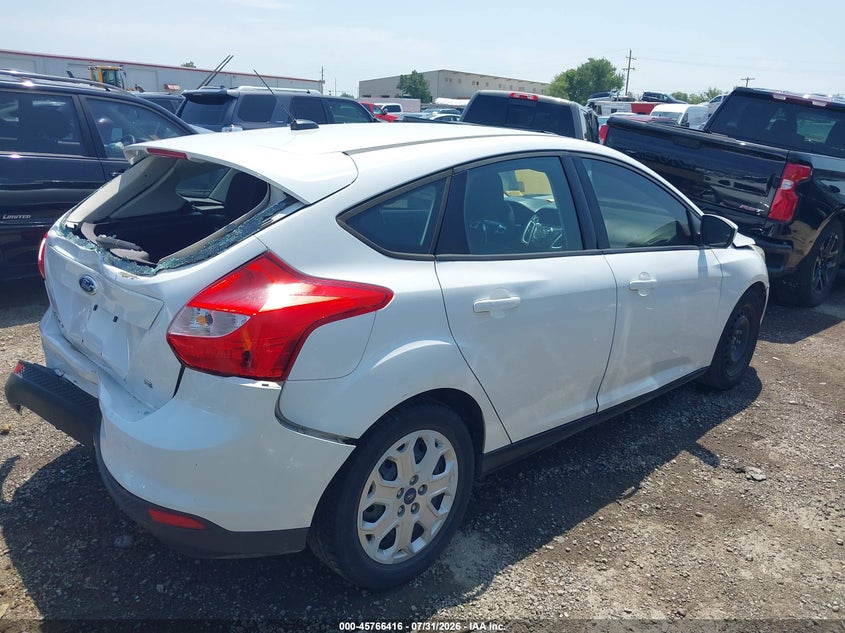 Vin: 1fahp3k29cl111346, lot: 46265165, ford focus se 20124