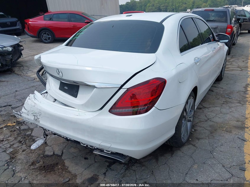 Vin: 55swf8db2ku300340, lot: 46265166, mercedes-benz c 300 20194